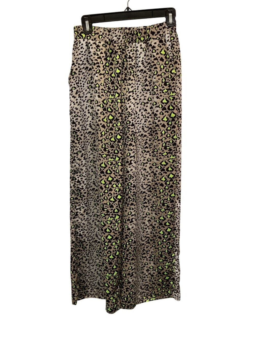 Leopard Print Wide-Leg Pants By ICHI - Size M
